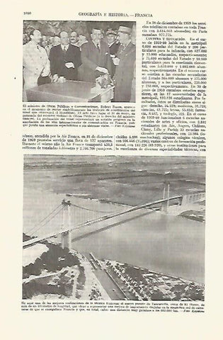 LAMINA ESPASA 27700: Puente de Tancarville Francia