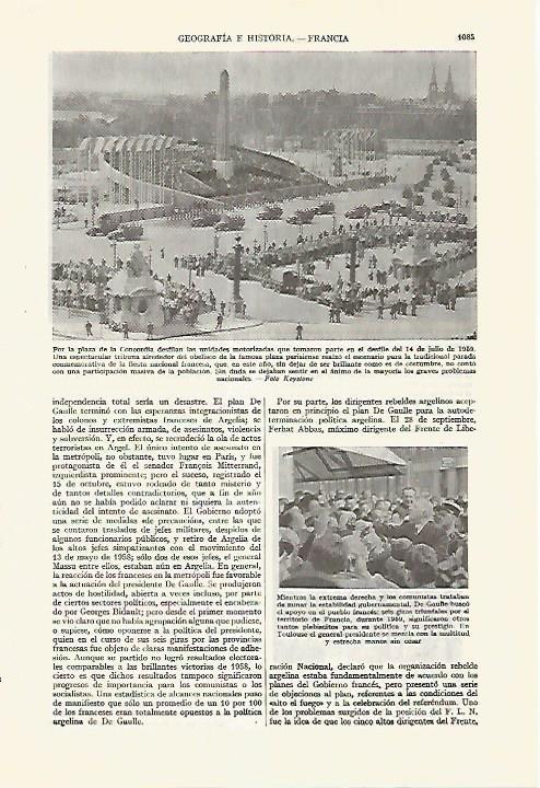 LAMINA ESPASA 27701: Plaza de la Concordia en Paris