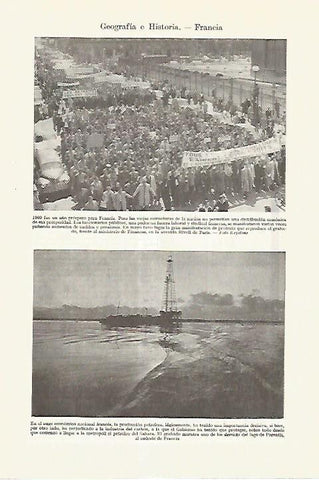 LAMINA ESPASA 27703: Huelga de funcionarios en Francia en 1960