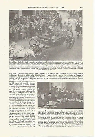 LAMINA ESPASA 27710: De Gaulle de visita a Londres en 1960