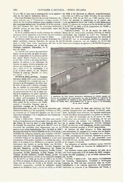 LAMINA ESPASA 27726: Puente de Auckland Nueva Zelanda