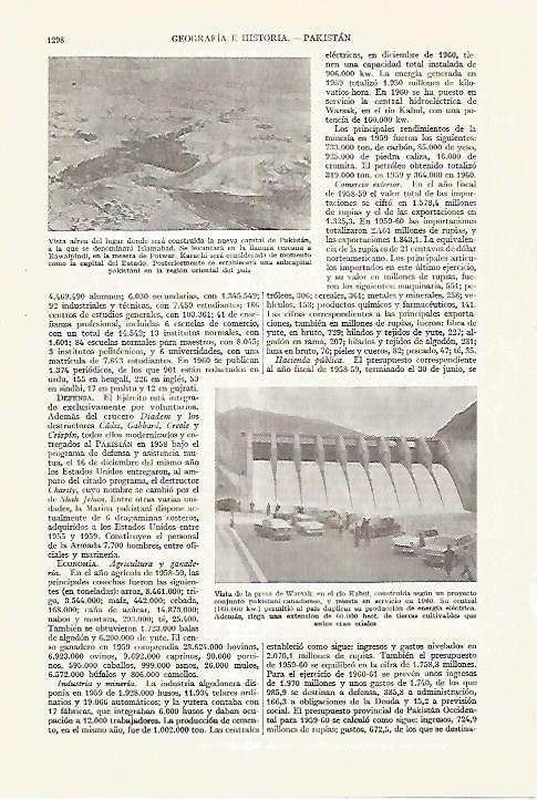 LAMINA ESPASA 27728: Presa de Warsak Afganistan