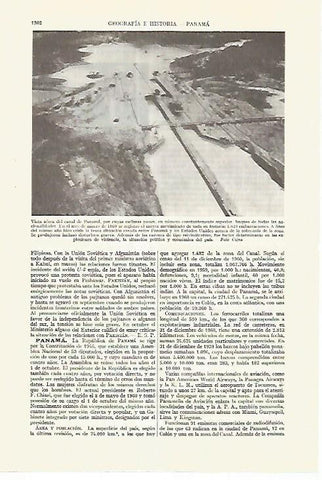 LAMINA ESPASA 27729: Canal de Panama