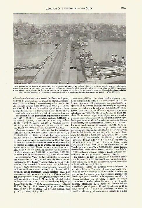 LAMINA ESPASA 27731: Vista de Estambul