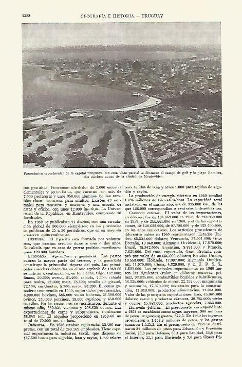 LAMINA ESPASA 27738: Vista de Montevideo
