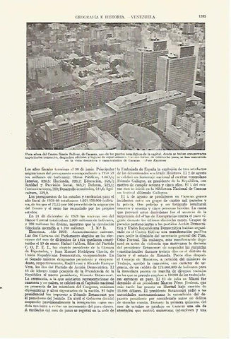 LAMINA ESPASA 27741: Centro Simon Bolivar en Caracas