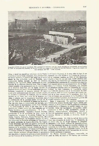 LAMINA ESPASA 27742: Inauguracion de la autopista Nis-Paradin en Serbia