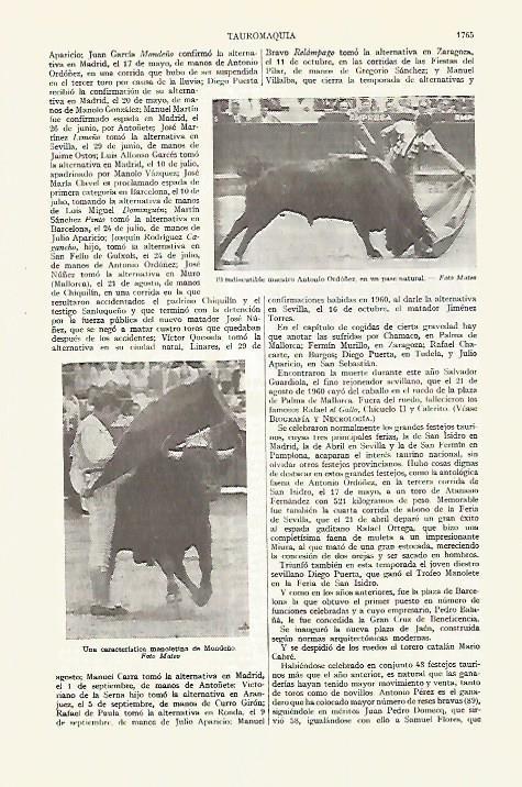 LAMINA ESPASA 27754: Antonio Ordoñez y Mondeño