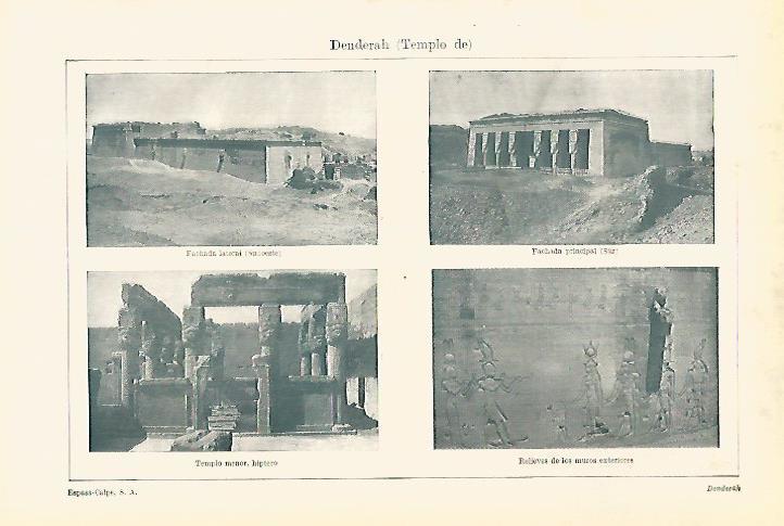 LAMINA ESPASA 27756: Templo de Dendera Egipto
