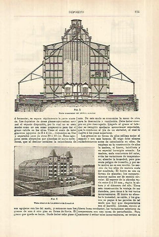 LAMINA ESPASA 27766: Graneros de Frankfurt Alemania