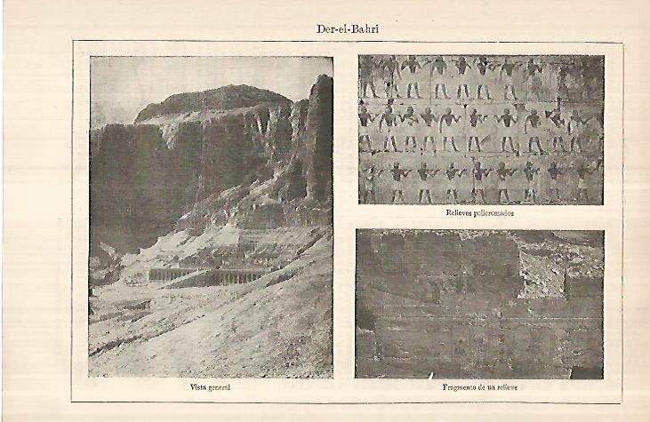 LAMINA ESPASA 27773: Vistas de Deir-el-Bahri Egipto