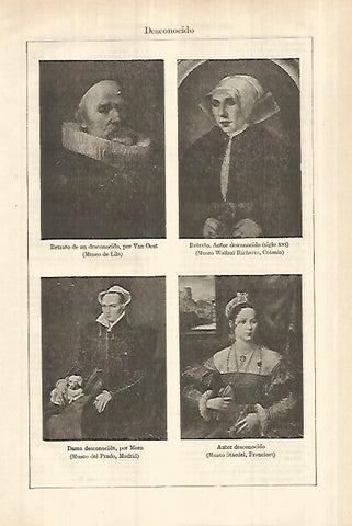 LAMINA ESPASA 27781: Retratos de desconocidos