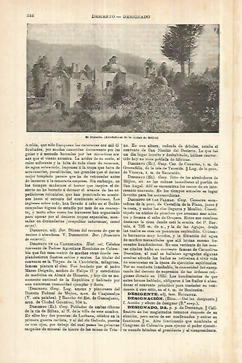 LAMINA ESPASA 27790: El desierto cerca de la Mexico DF