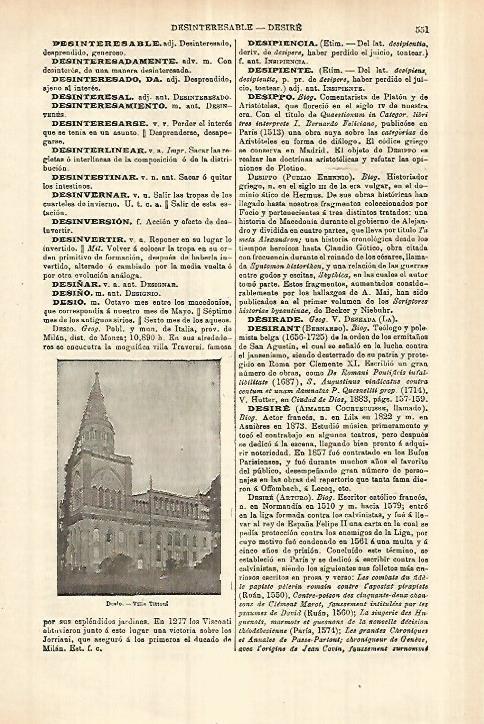LAMINA ESPASA 27793: Villa Tittoni en Desio Italia
