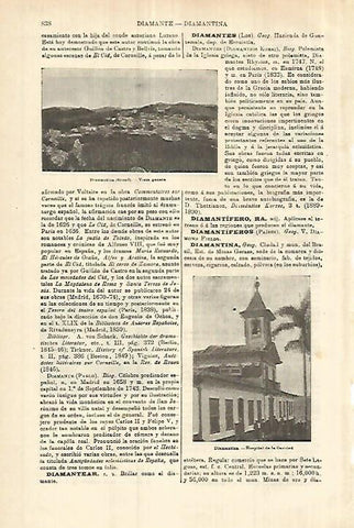 LAMINA ESPASA 27827: Vista de Diamantina Brasil
