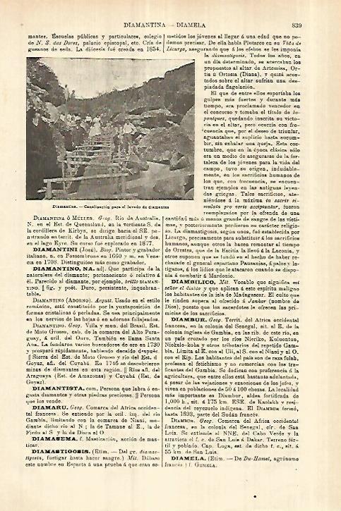 LAMINA ESPASA 27828: Lavado de diamantes en Brasil