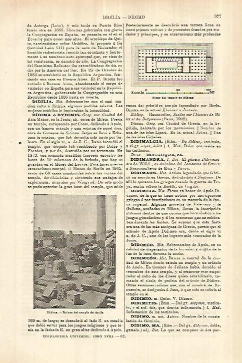 LAMINA ESPASA 27836: Templo de Apolo en Didima Turquia