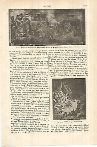 LAMINA ESPASA 27851: Diluvio Universal por Miguel Angel