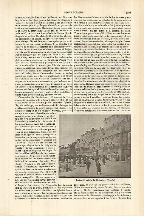 LAMINA ESPASA 27869: Restos del Palacio de Diocleciano en Speleto