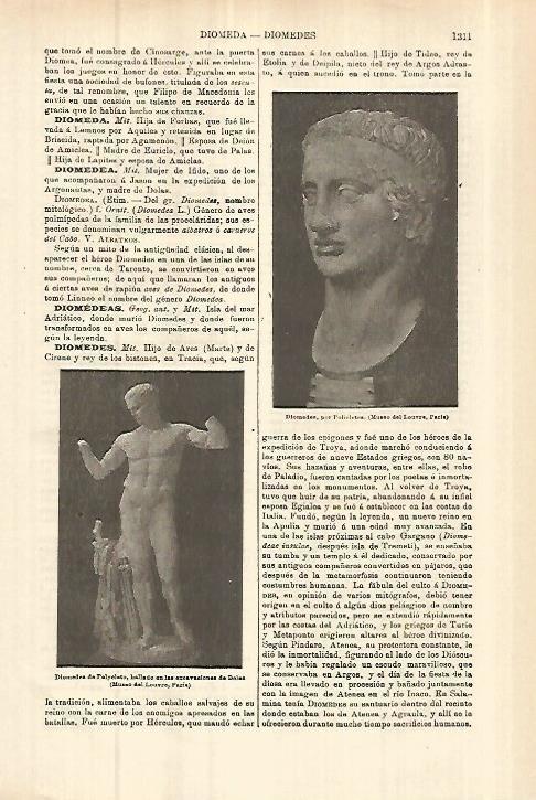 LAMINA ESPASA 27873: Diomedes por Policletes