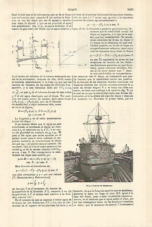 LAMINA ESPASA 27882: Dique flotante de Hamburgo