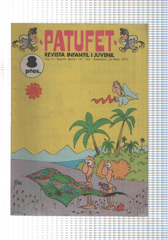 Patufet segona epoca numero 153: El Capita, el seu net i el mico per Don angel, La girafa (garcia lorente)