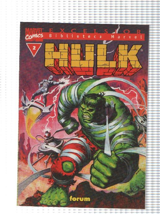 Planeta: Biblioteca Marvel Hulk num 2. Excelsior - Mision detener a Hulk. 