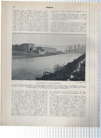 Lamina/sheet/feuille numerada 521/522: Yugoslavia: El Nichava a su paso por Nich