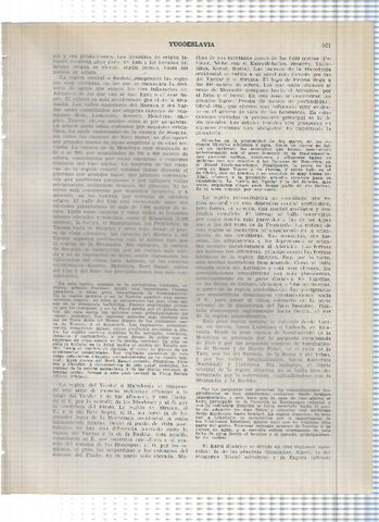 Lamina/sheet/feuille numerada 521/522: Yugoslavia: El Nichava a su paso por Nich