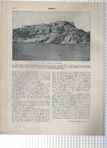Lamina/sheet/feuille numerada 563/564: Grecia: Delfos y vista de Cavalla