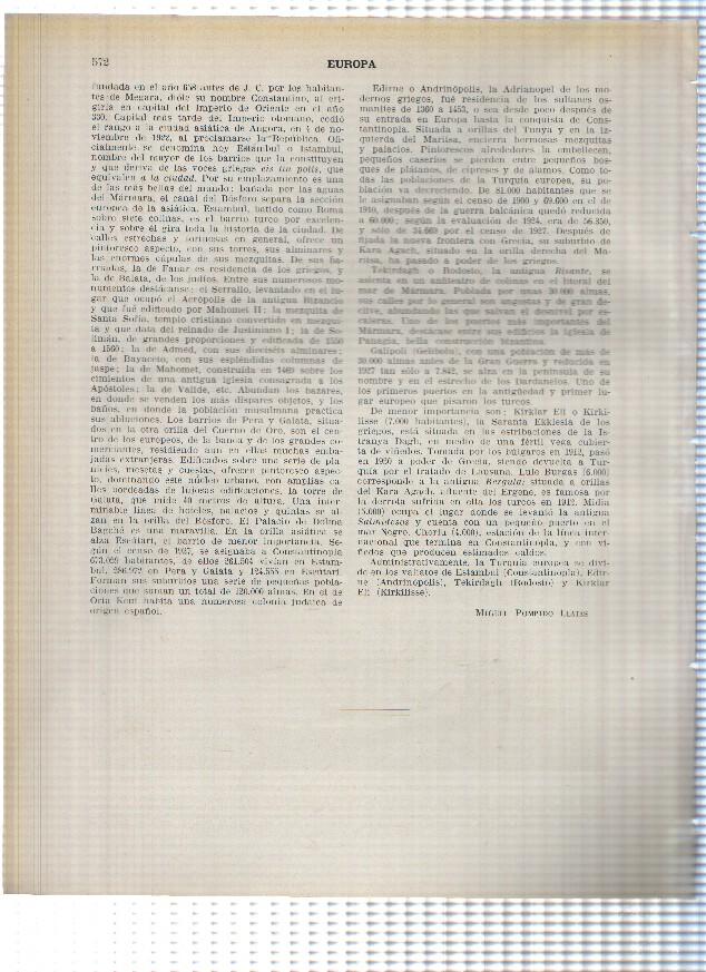 Lamina/sheet/feuille numerada 571/572: Turquia Europea: Barrio de Pera y Galata en Constantinopla