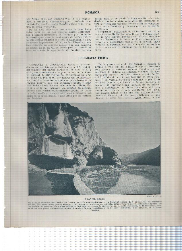 Lamina/sheet/feuille numerada 587/588: Romania: Paso de Kazan y Mercado en Brasov
