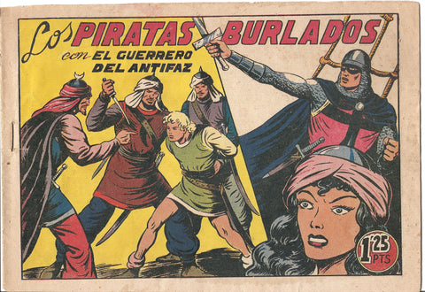 Original: El Guerrero del Antifaz numero 113: Los piratas burlados