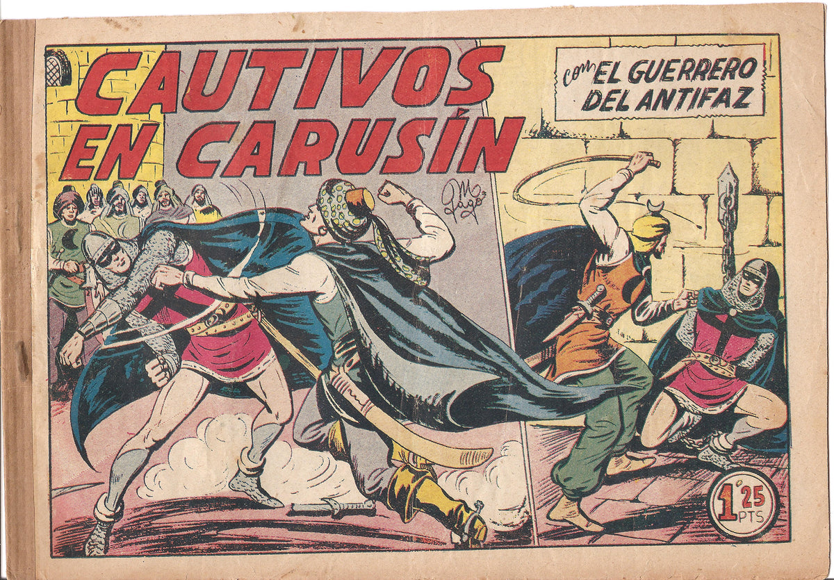 Original: El Guerrero del Antifaz numero 193: Cautivos en Carusin