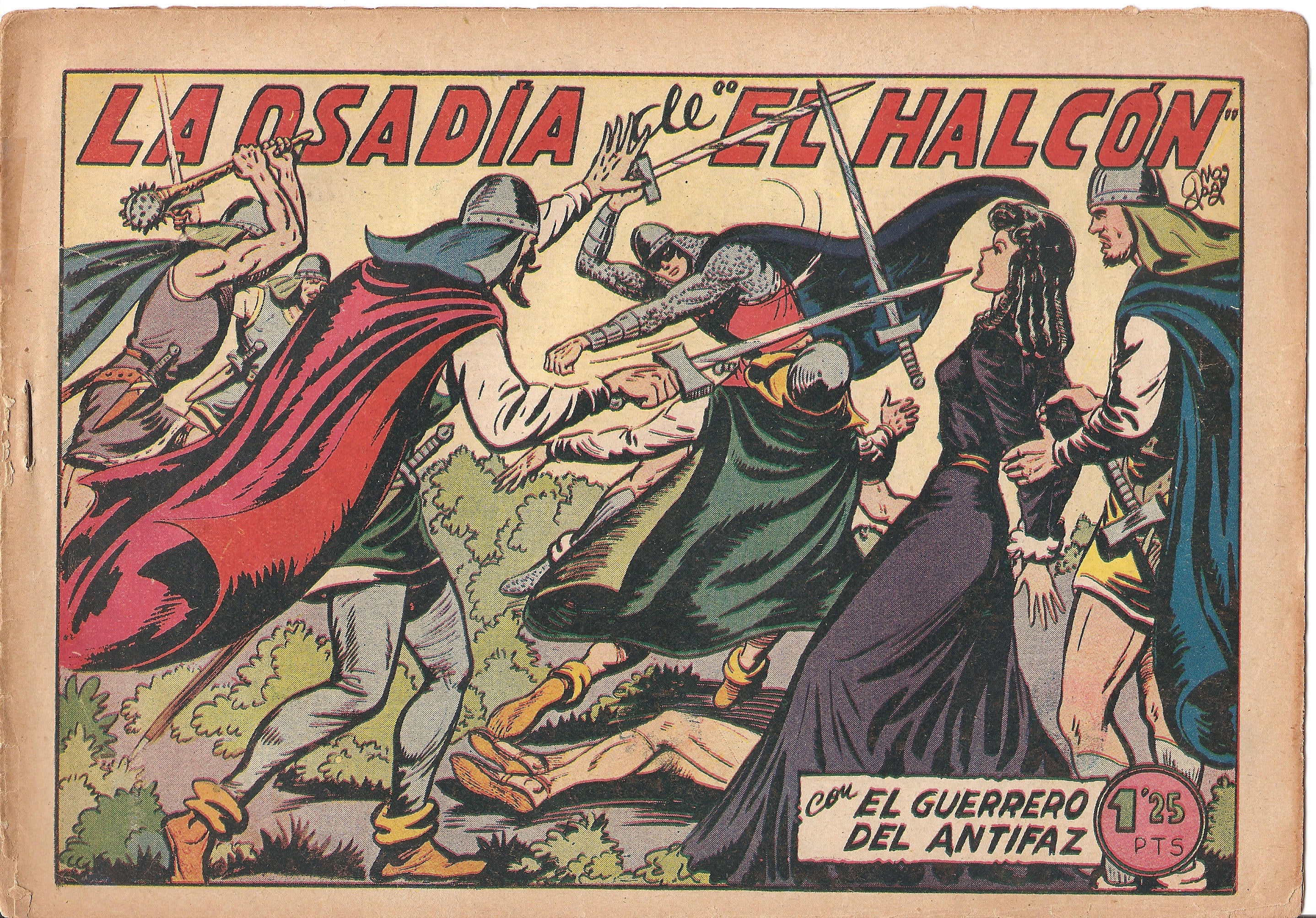 Original: El Guerrero del Antifaz numero 190: la osadia de El Halcon