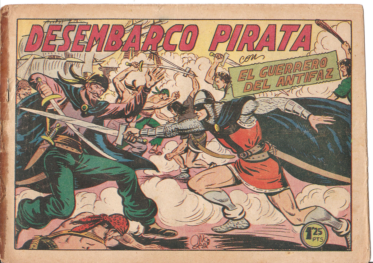 Original: El Guerrero del Antifaz numero 188: Desembarco pirata