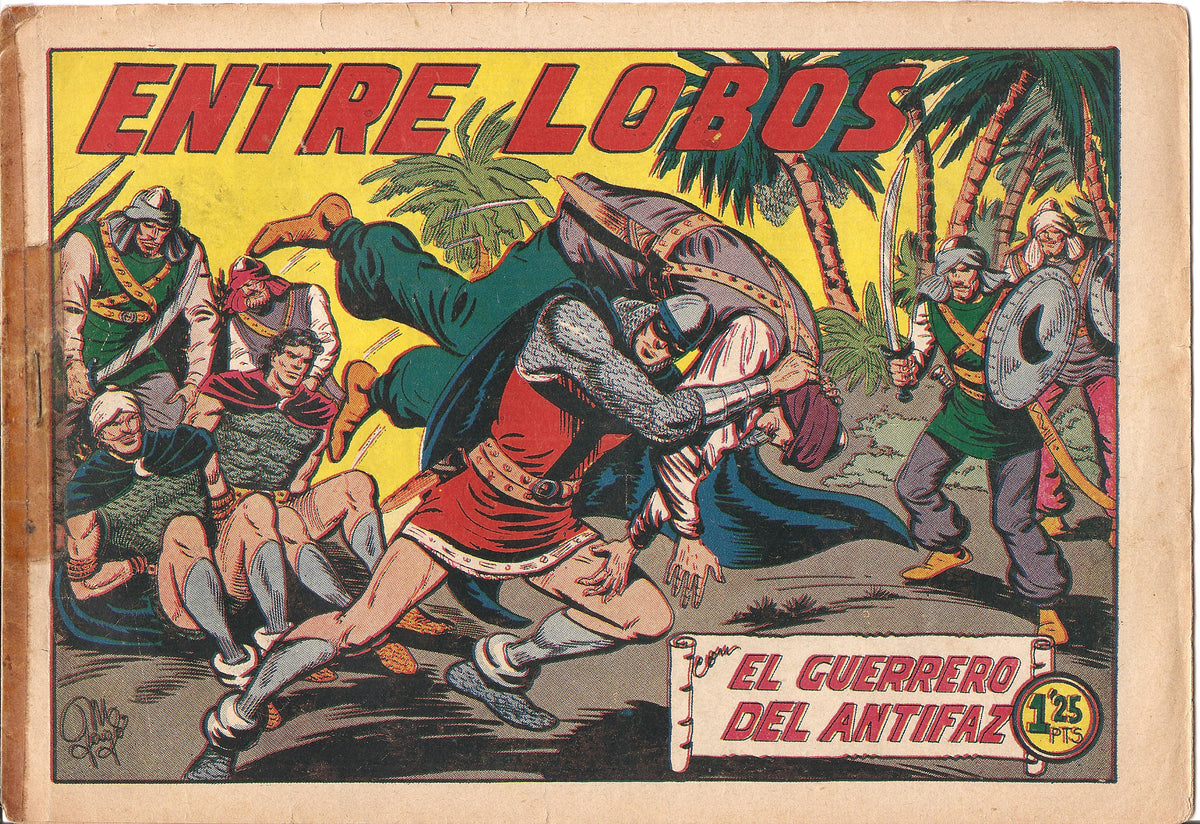 Original: El Guerrero del Antifaz numero 208: Entre lobos