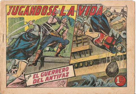 Original: El Guerrero del Antifaz numero 197: Jugandose la vida