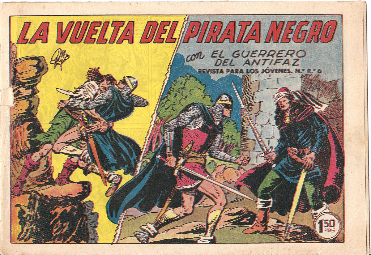 Original: El Guerrero del Antifaz numero 322: La vuelta del Pirata Negro