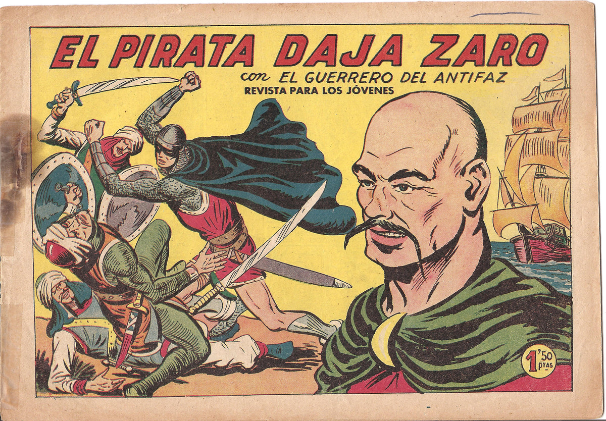 Original: El Guerrero del Antifaz numero 341: El pirata Daja Zaro