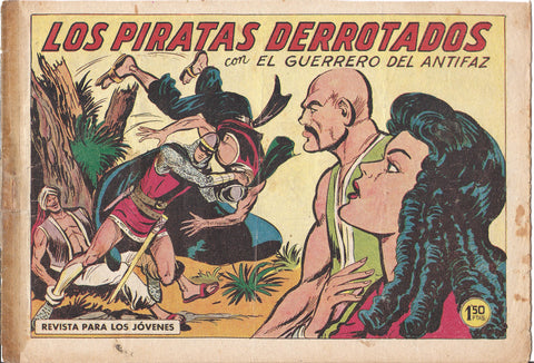 Original: El Guerrero del Antifaz numero 343: Los piratas derrotados