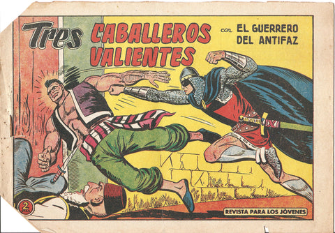 Original: El Guerrero del Antifaz numero 507: Tres caballeros valientes