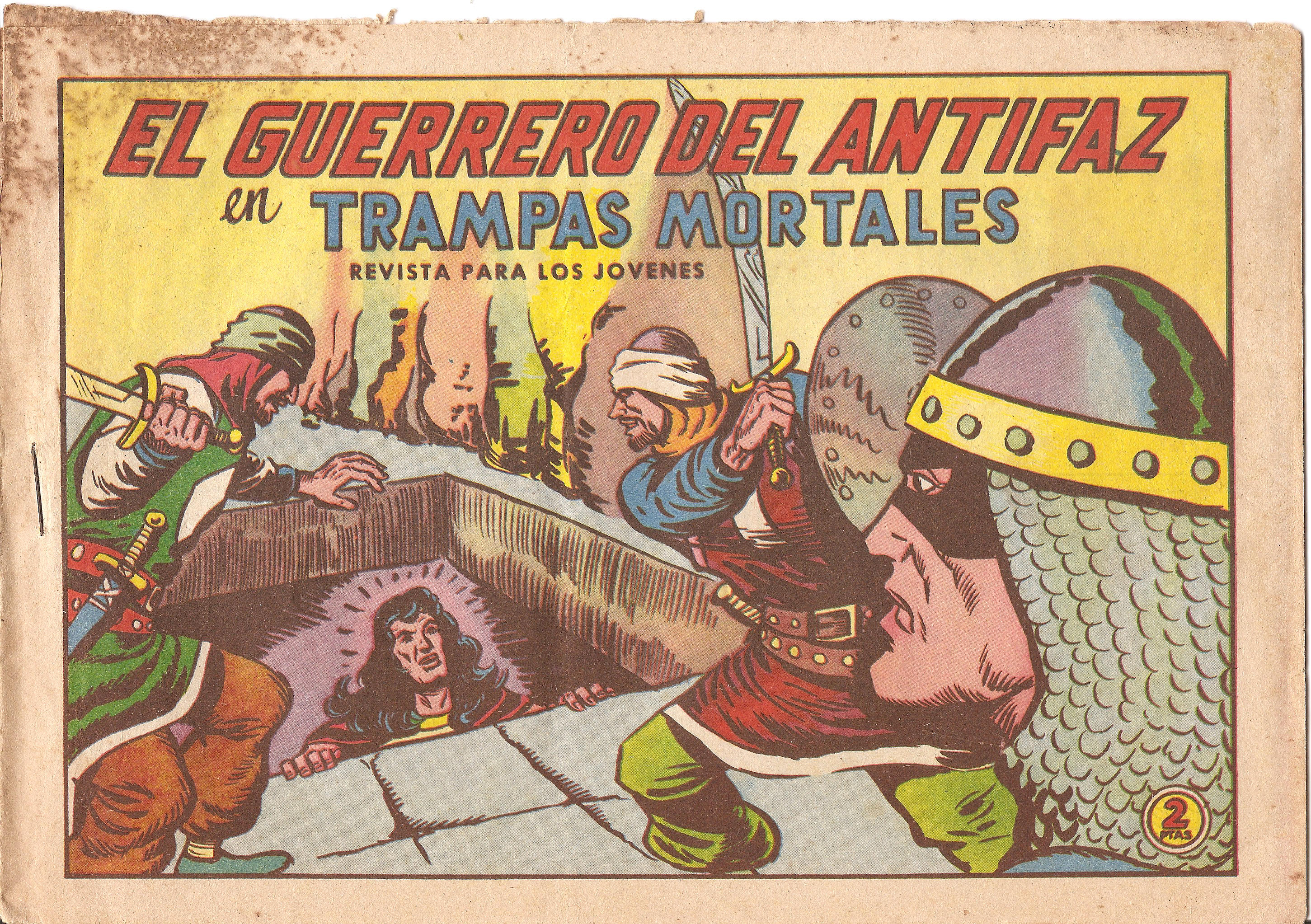 Original: El Guerrero del Antifaz numero 587: Trampas mortales