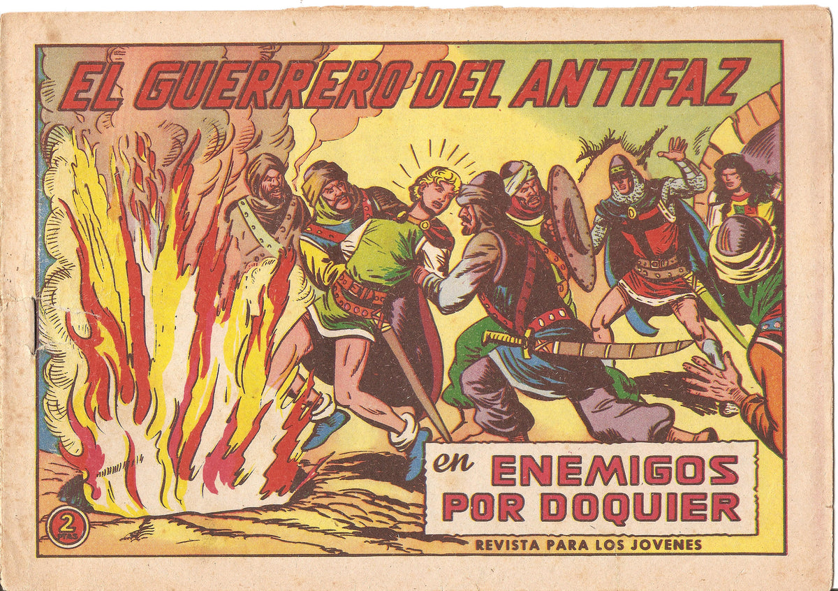 Original: El Guerrero del Antifaz numero 588: Enemigos por doquier