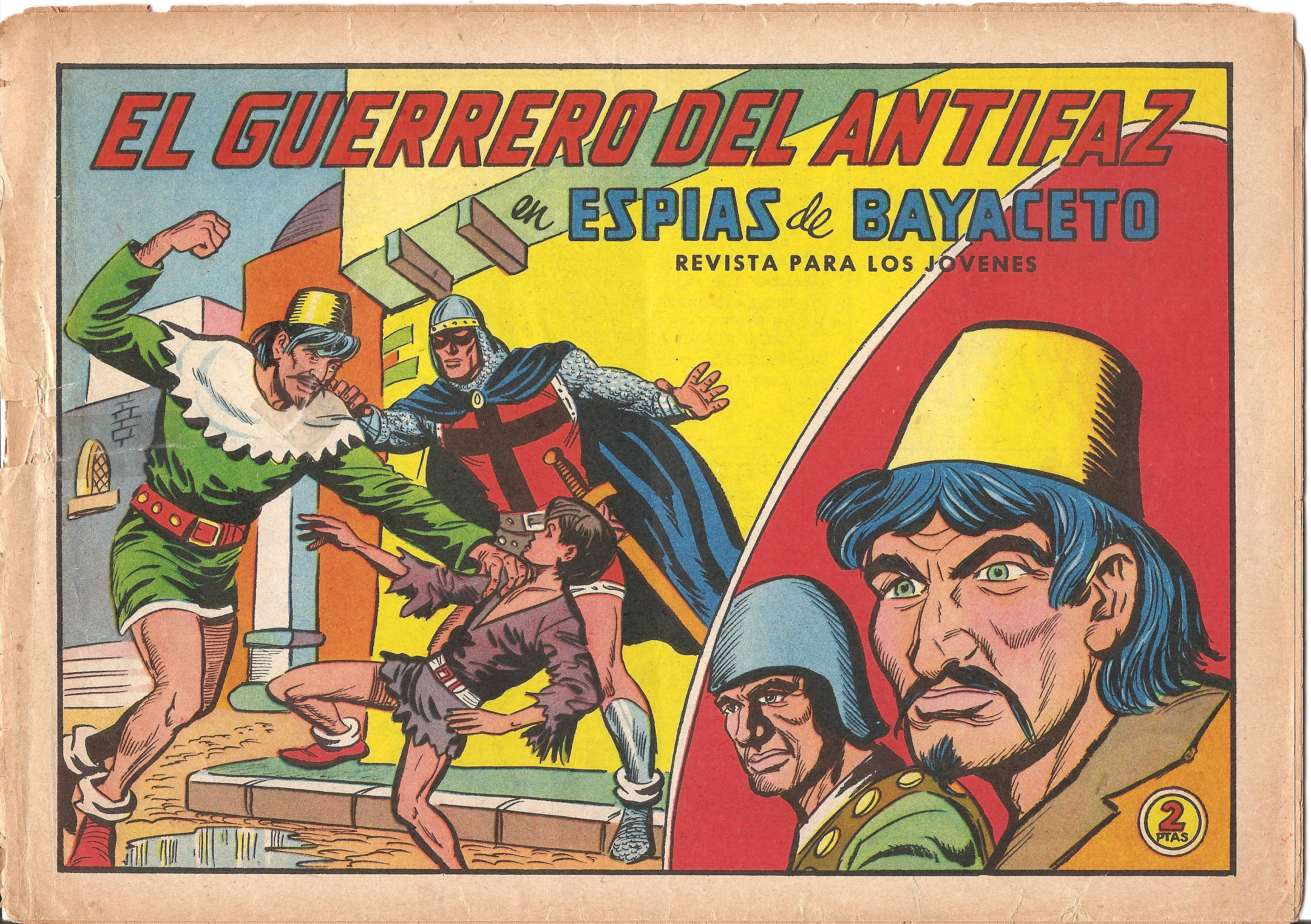 Original: El Guerrero del Antifaz numero 614: Espias de Bayaceto