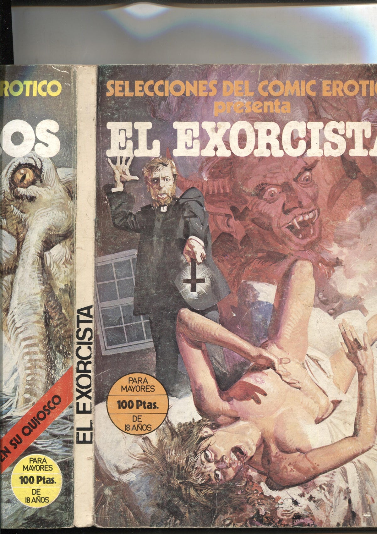 Selecciones del comic erotico: El exorcista (numerado 4 en interior)