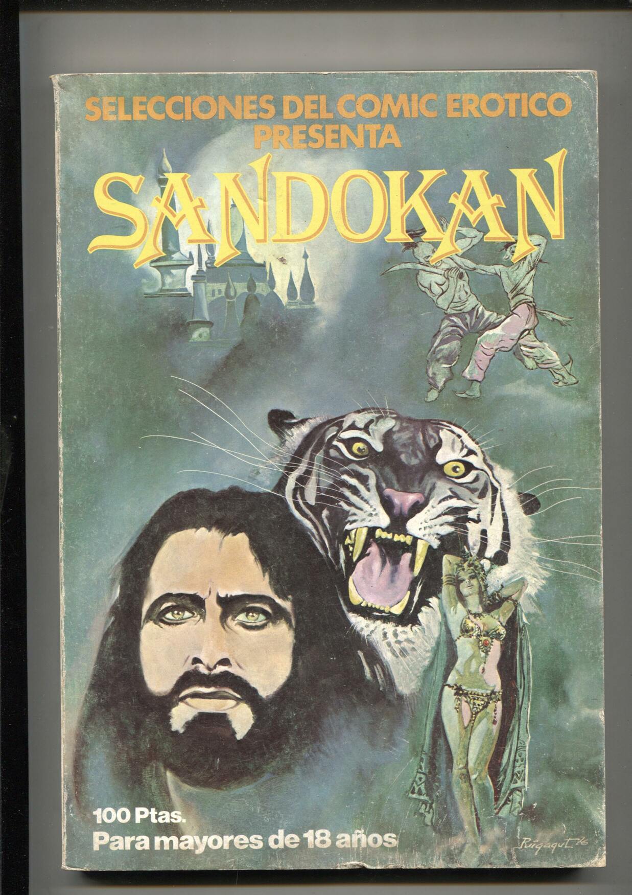 Selecciones del comic erotico: Sandokan (numerado 2 en interior)