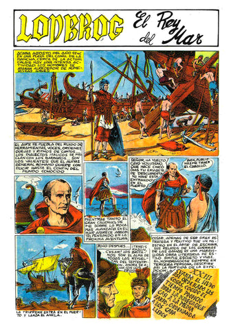 Los Tebeos de El Boletin numero 150: Lonbrog el rey del mar (COLOR), segunda parte