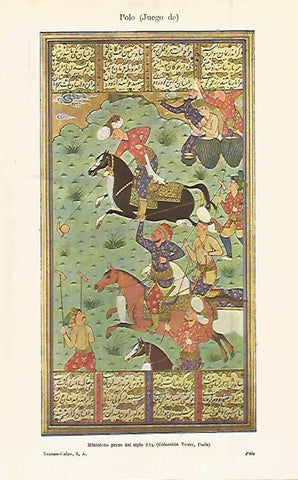 LAMINA ESPASA 15163: Juego de Polo