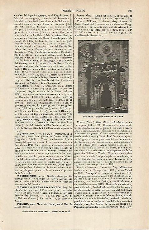 LAMINA ESPASA 15194: Iglesia de Pombeiro Portugal
